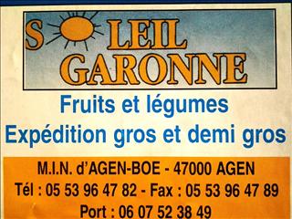 SOLEIL GARONNE Sarl