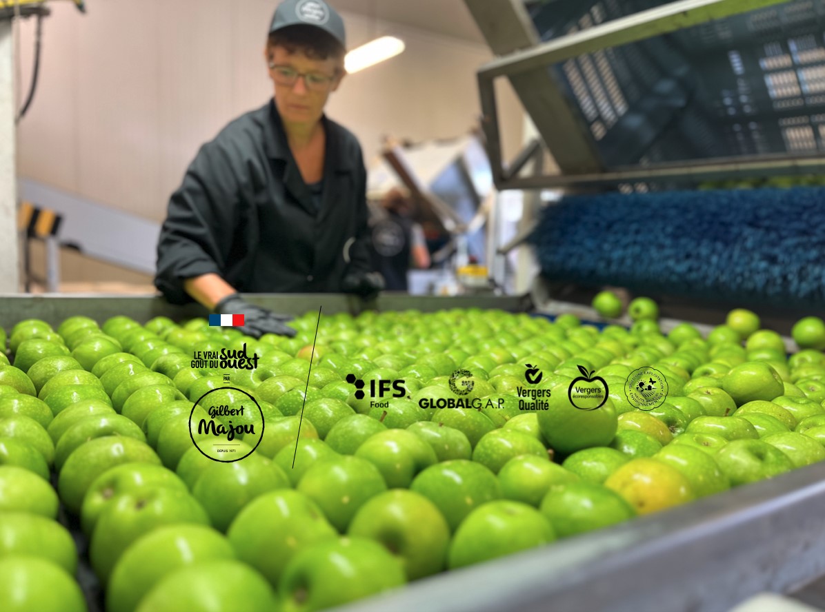 MAJOU Gilbert & Fils , Production, conditionnement et expédition de pommes, prunes et cerises du Sud Ouest
